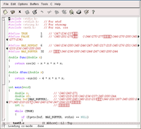 Emacs UTF-8のテキストファイルを表示(文字化け)